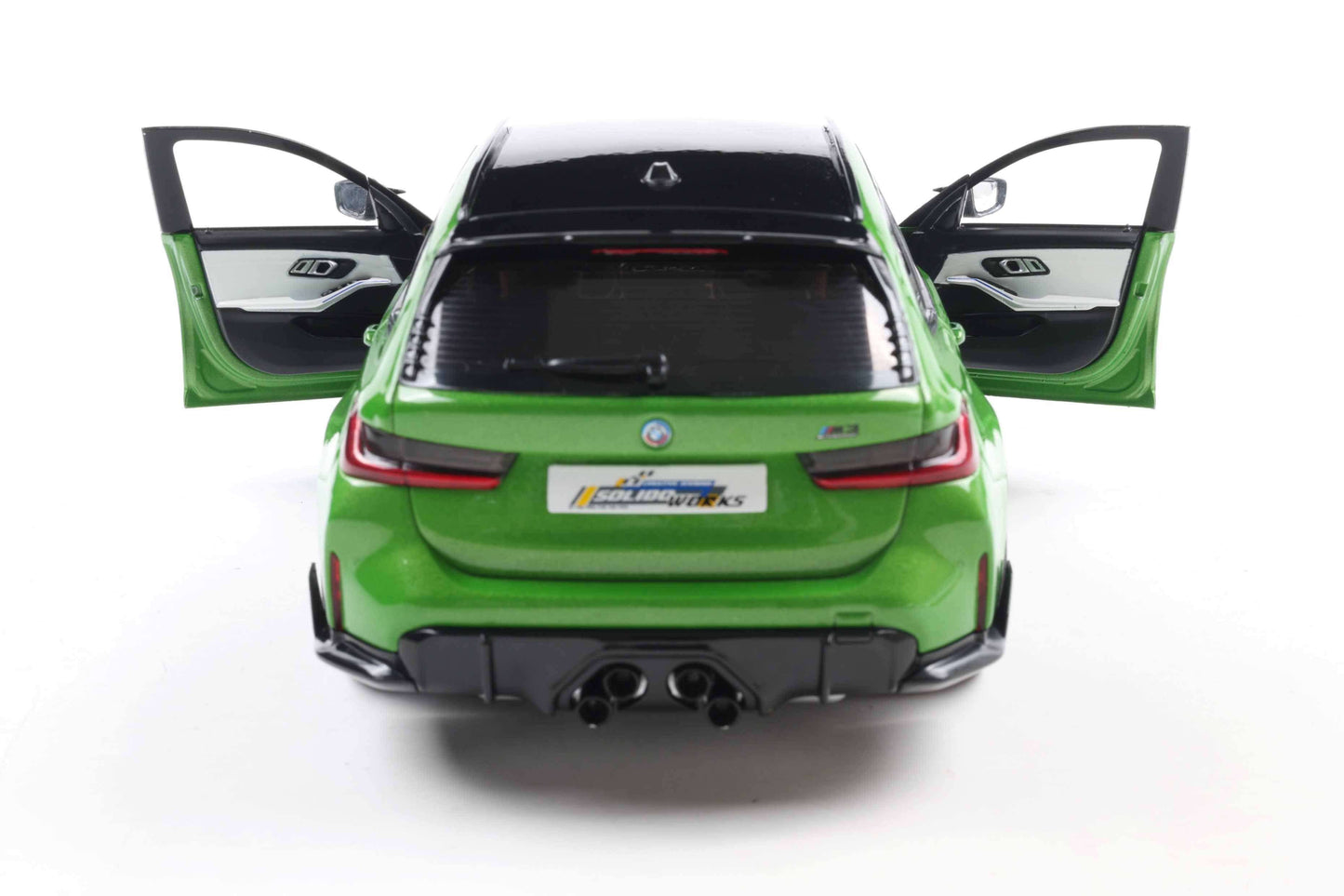 Solido 2024 BMW M3 M-Performance G81 Touring Wagon Green Metallic 1:18 STM Diecast Default Title Default Title-