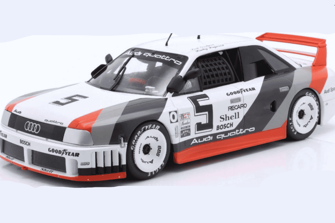 Werk83 Audi 90 Quattro IMSA GTO Team Audisport No 5 500km Road America 1989 1:18 STM Diecast Default Title Default Title-