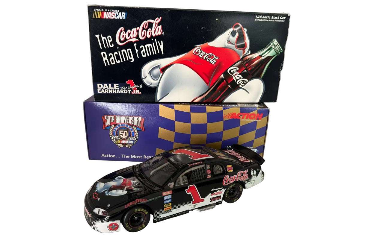 Action Racing Collectibles NASCAR 1998 Dale Earnhardt #1 Polar Bear Coca-Cola Black 1:24 STM Diecast Default Title Default Title-