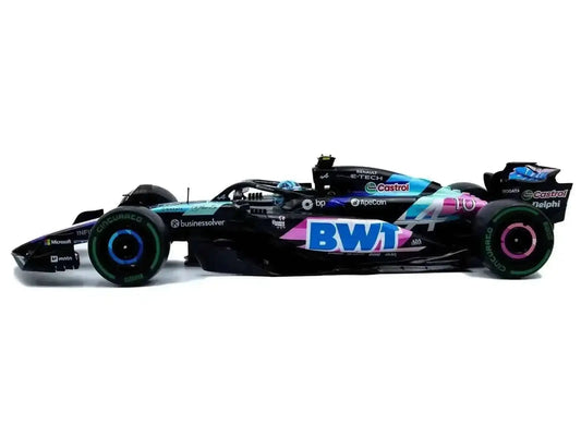 Alpine A524 #10 Pierre Gasly "BWT" 3rd Place Formula One F1 "Sao Paulo GP" (2024) "Competition" Series 1/18 Diecast Model Car by Solido Cartsfy Inc.