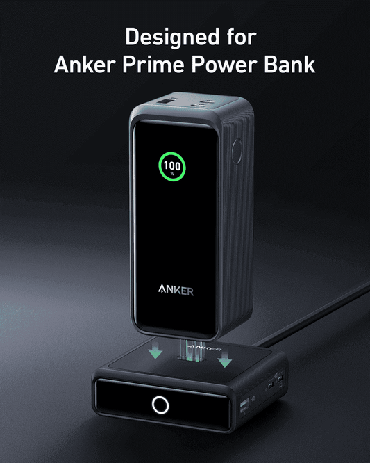 Anker wireless charging base stand with cradle and front USB-C ports