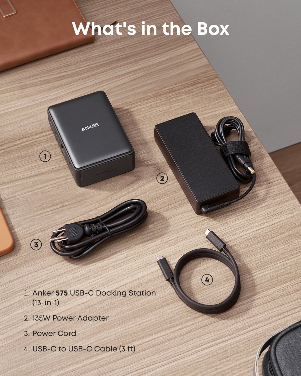 Anker <b>575</b> USB - C Docking Station (13 - in - 1) - Cartsfy Inc.