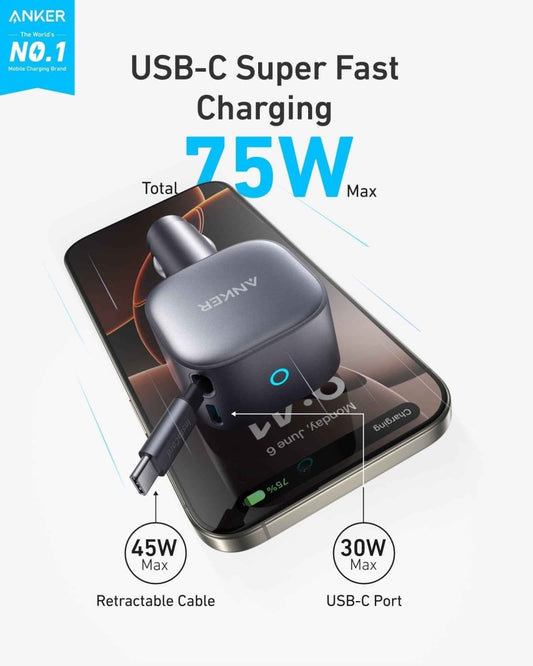 Anker Nano 75W Car Charger - Cartsfy Inc.