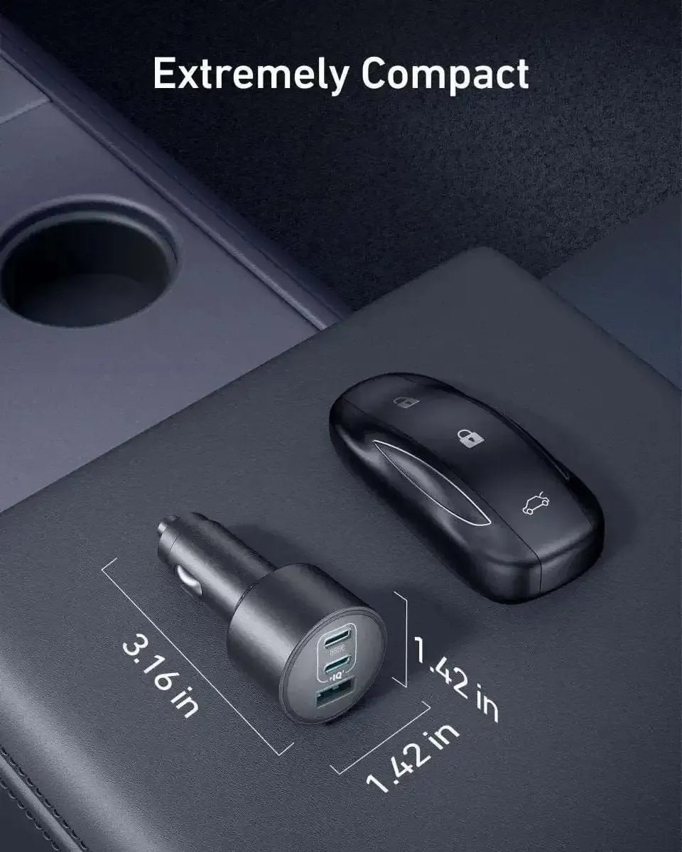 Anker Nano Car Charger (167.5W, 3 Ports) Anker Default Title Default Title-
