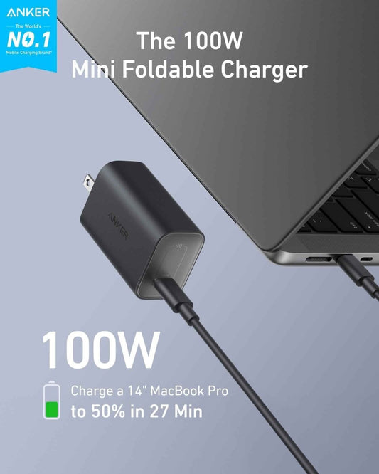 Anker Nano Charger (100W) with USB - C Cable - Cartsfy Inc.