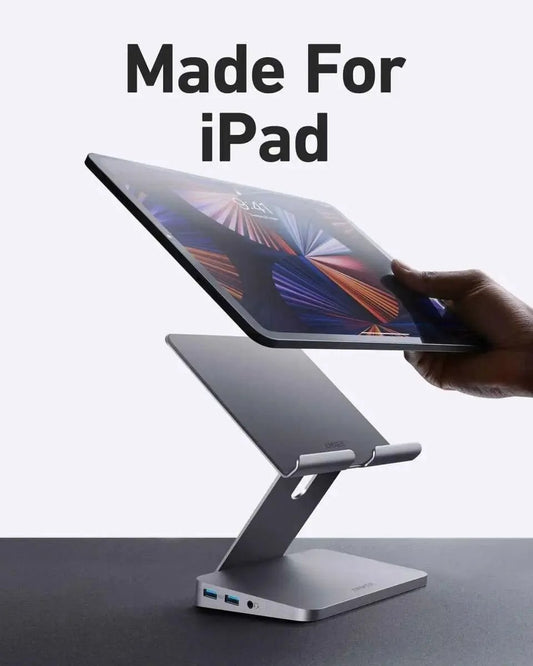 Anker USB-C Hub (8-in-1, Tablet Stand) Anker Gray Gray-