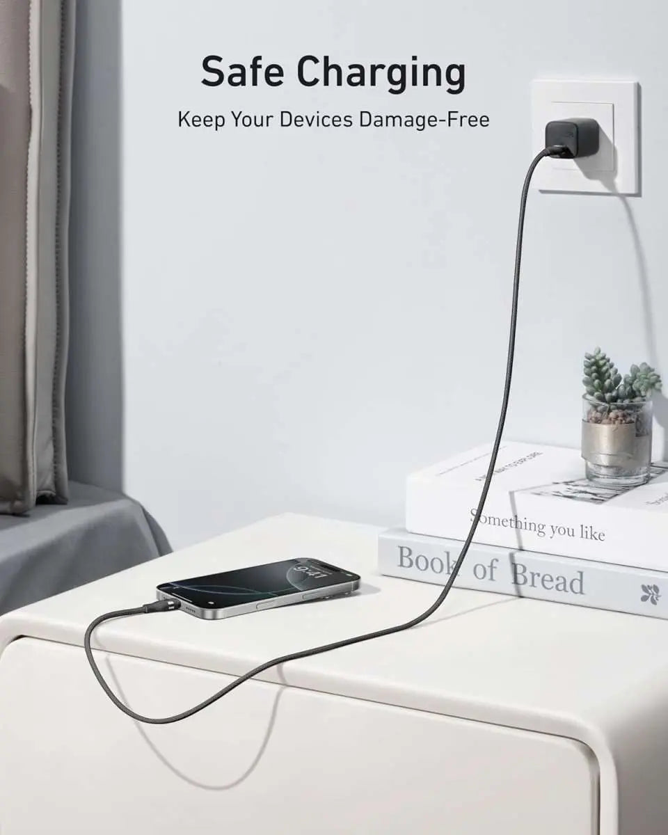 Anker USB-C to USB-C Cable (3 ft / 6 ft, 240W, Upcycled-Braided) Cartsfy Inc.