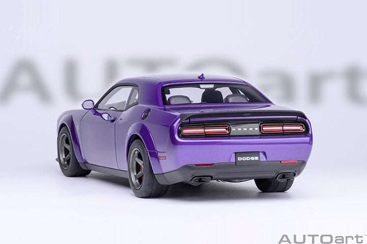 AUTOart 2023 Dodge Challenger SRT Super Stock Plum Crazy (Purple) 1:18 Cartsfy Inc.