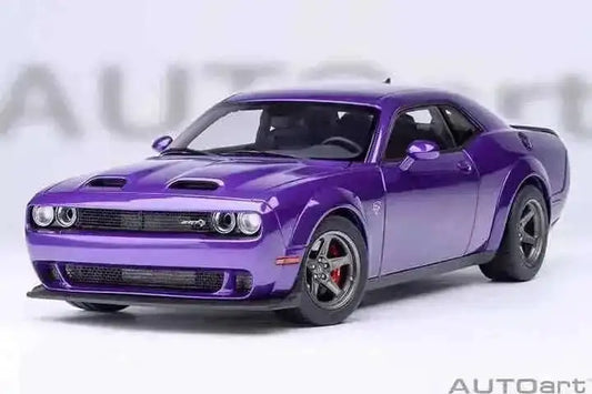 AUTOart 2023 Dodge Challenger SRT Super Stock Plum Crazy (Purple) 1:18 Cartsfy Inc.