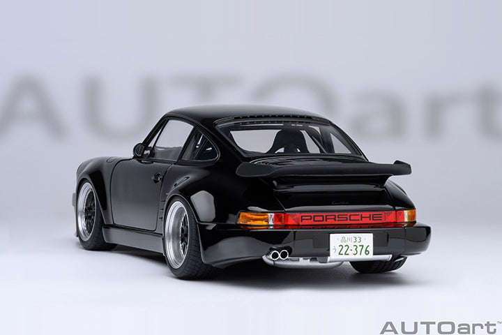 AUTOart Porsche 911 (930) Turbo 'Wangan Midnight" Blackbird Black 1:18 STM Diecast Default Title Default Title-
