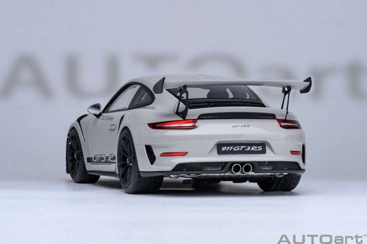 AUTOart Porsche 911 991.2 GT3 RS Chalk (Crayon) Grey 1:18 STM Diecast Default Title Default Title-