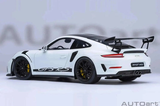 AUTOart Porsche 911 991.2 GT3 RS w/ Weissach Pkg White 1:18 Cartsfy Inc.