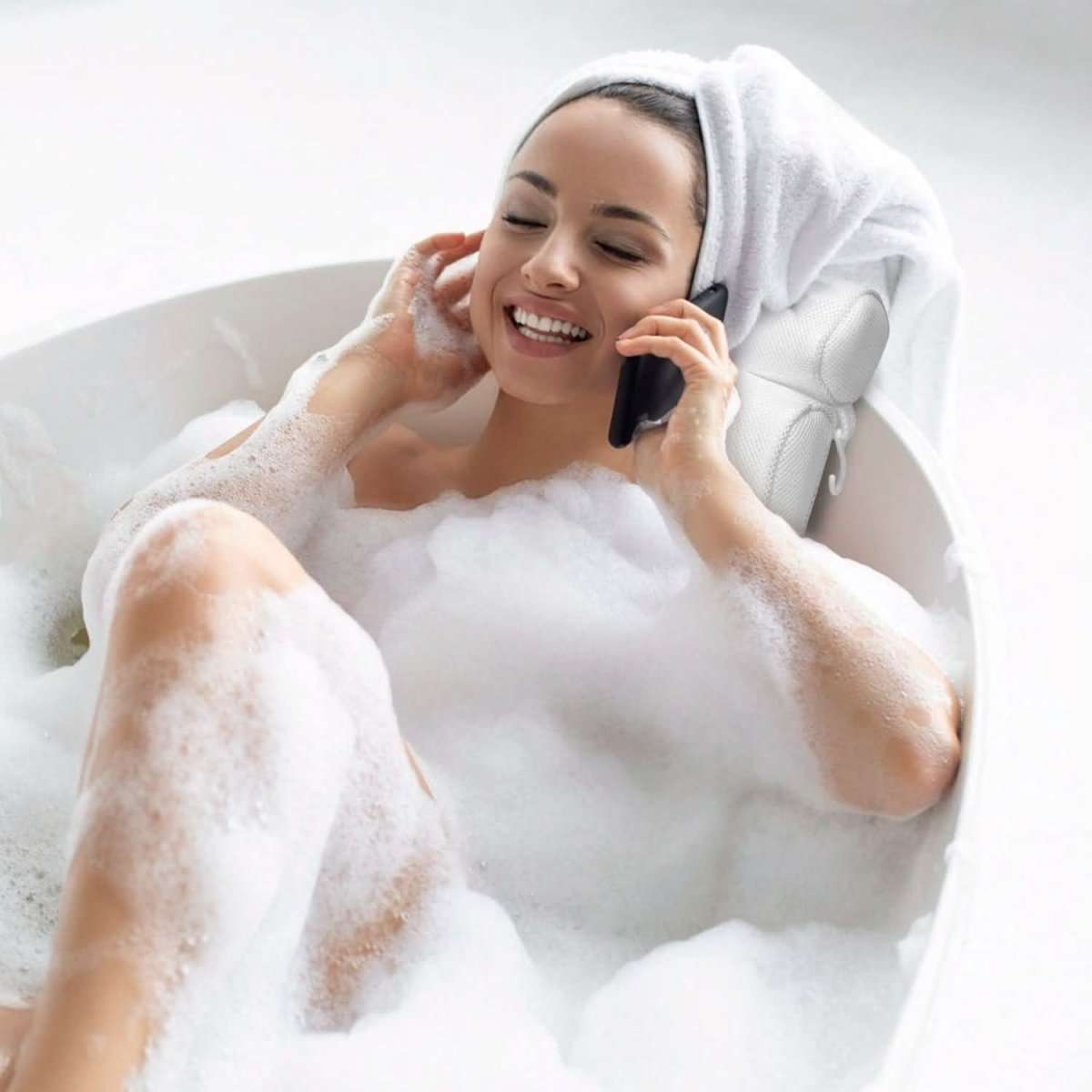 Bathtub Pillow Suction Cup Bath Pillow Air Mesh DailySale Default Title Default Title-