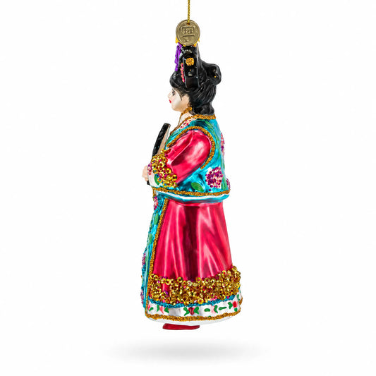 Chinese Empress Glass Christmas Ornament BestPysanky Default Title Default Title-