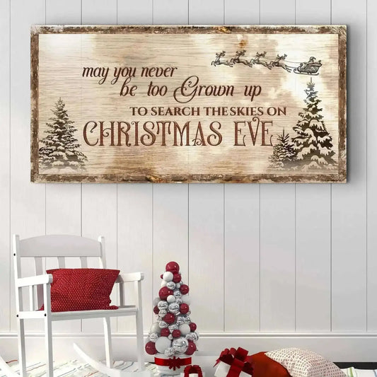 Christmas Eve Farmhouse Sign Cartsfy Inc.