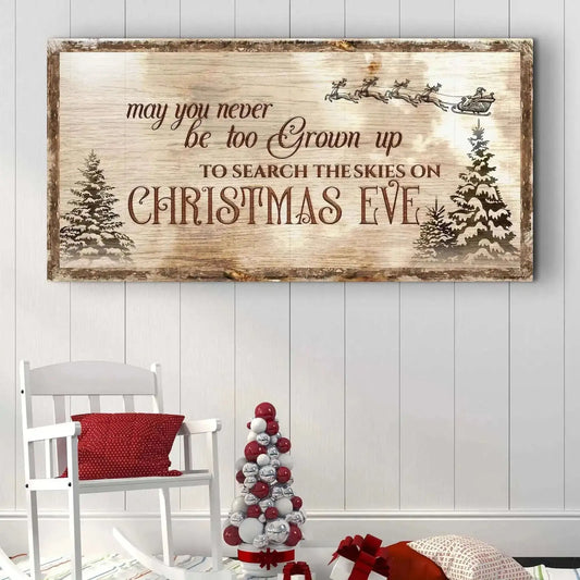 Christmas Eve Farmhouse Sign Cartsfy Inc.