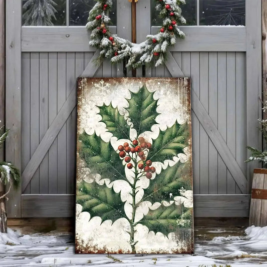 Christmas Holly Wall Art Cartsfy Inc.