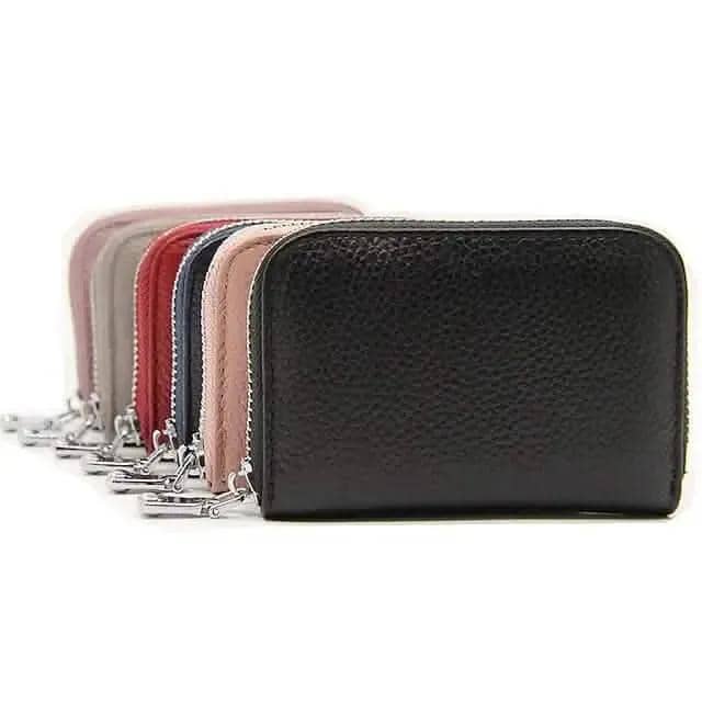 Credit Card Holder Wallet DailySale Light Purple Navy Black Light Purple-Navy-Black-Pink-Red-Gray-