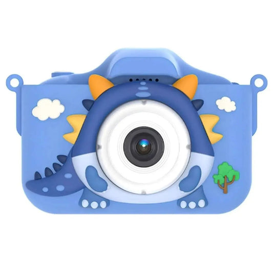 Dinosaur Kids Selfie 48MP 1080P HD Cartoon Digital Camera DailySale Blue Pink Blue-Pink-