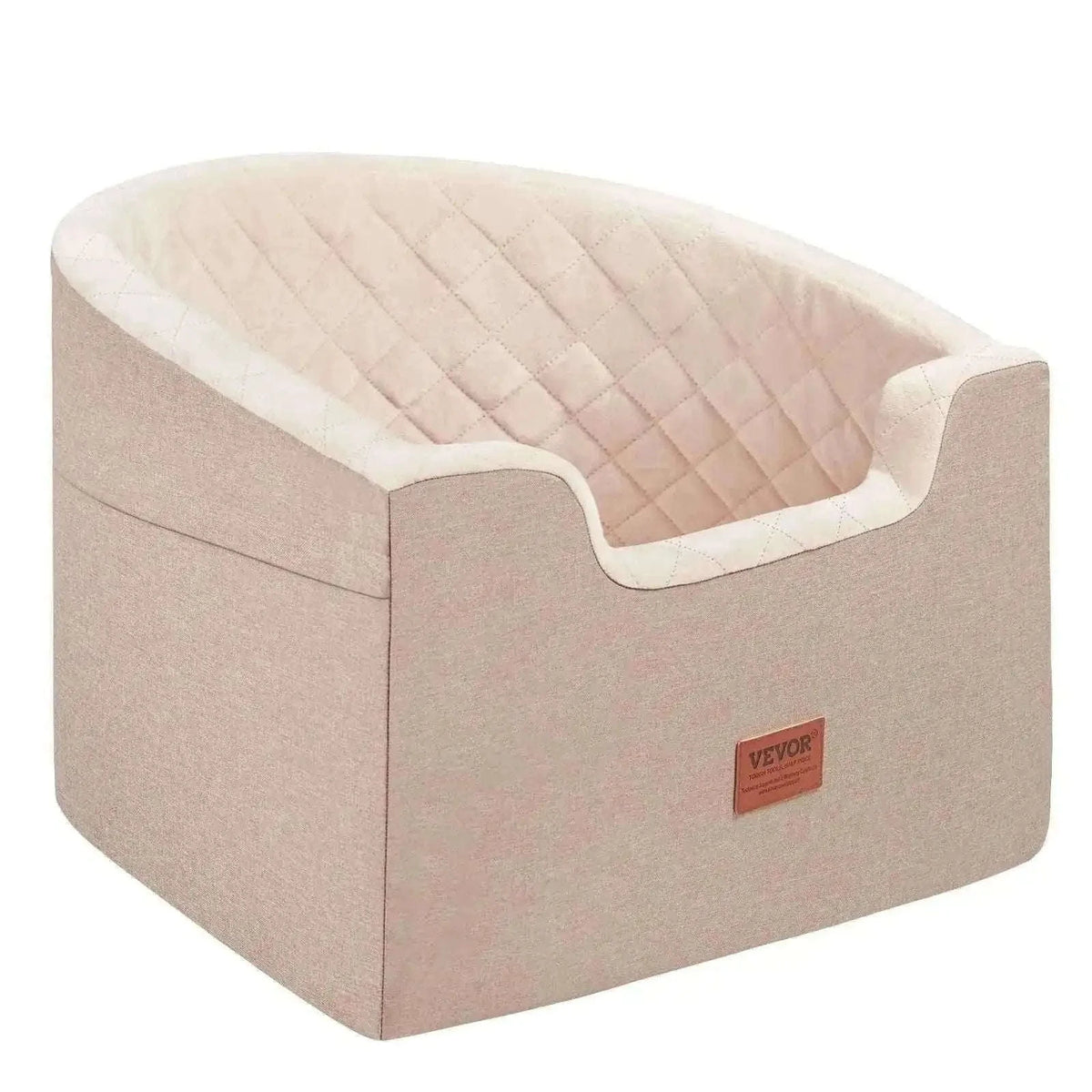 Dog Booster Car Seat Pet Car Seat for Small Medium Dog up to 55 lbs Brown Cartsfy Inc.