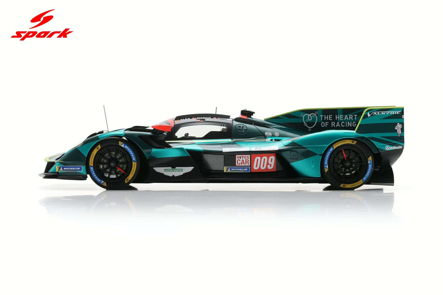 Spark-Model Aston Martin Valkyrie #009 Thor Team 24hr Le Mans 2025 Green 1:18 STM Diecast Default Title Default Title-