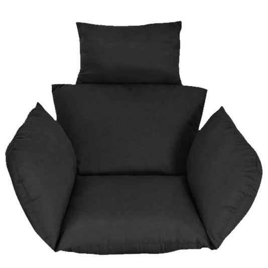 Egg Chair Hanging Basket Seat Cushion with Headrest Cartsfy Inc.