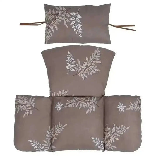 Egg Chair Hanging Basket Seat Soft Cushion with Headrest Cartsfy Inc.