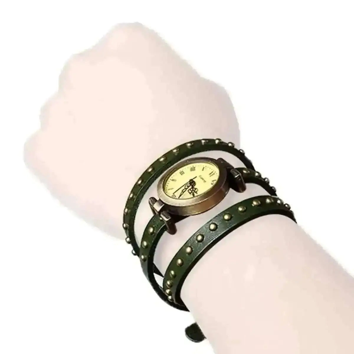 Fashionable River Leather Belt Retro Watch Cartsfy Inc.