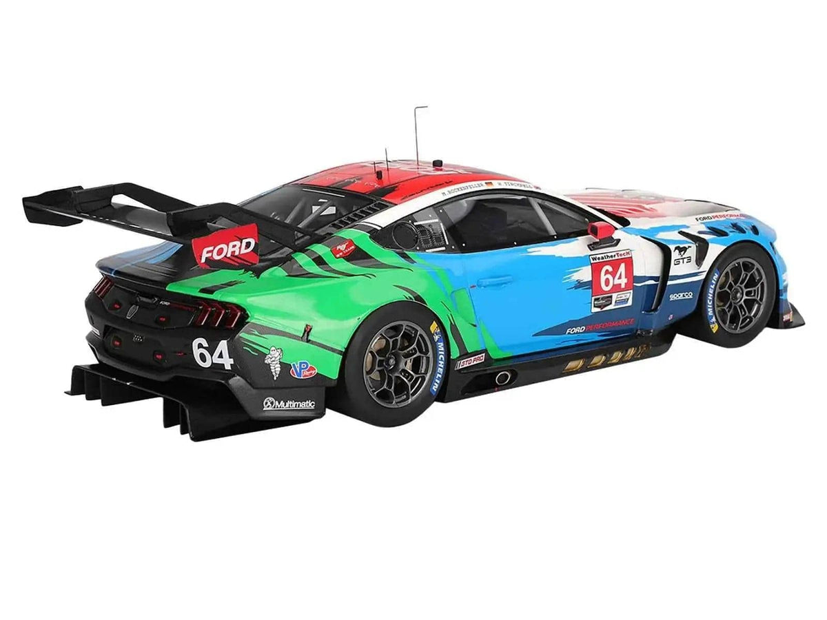 Ford Mustang GT3 #64 Mike Rockenfeller - Harry Tincknell "Ford Multimatic Motorsports" "Motul Course de Monterey - Laguna Seca" (2024) 1/18 Model Car by Top Speed Miniature Motors Default Title Default Title-