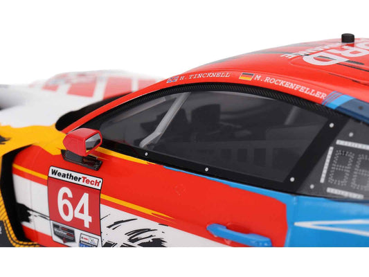 Ford Mustang GT3 #64 Mike Rockenfeller - Harry Tincknell "Ford Multimatic Motorsports" "Motul Course de Monterey - Laguna Seca" (2024) 1/18 Model Car by Top Speed Cartsfy Inc.