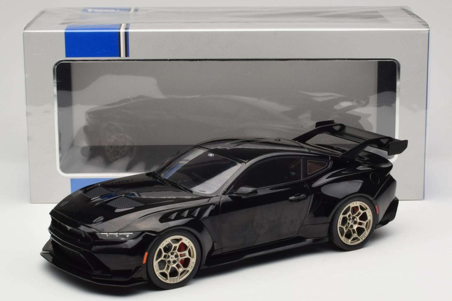 MCG 2025 Ford USA Mustang GTD 5.2L V8 Coupe Black 1:18 STM Diecast Default Title Default Title-