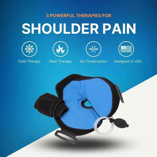 Gel Ice Shoulder Brace with Hot/Cold Compression NatraCure Default Title Default Title-
