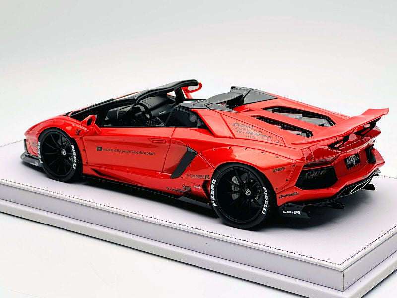 GL Model Lamborghini Aventador Roadster SVJ Pearl Orange 1:18 WITH DISPLAY STM Diecast Default Title Default Title-