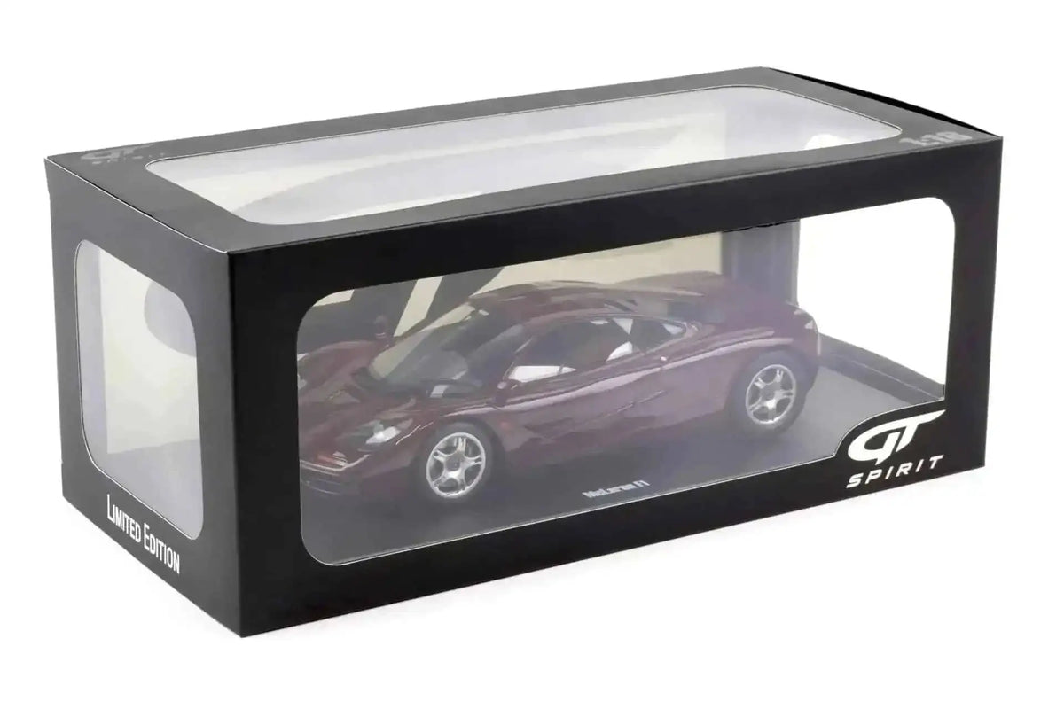 GT Spirit 1992 Mclaren F1 Dark Red 1:18 Cartsfy Inc.
