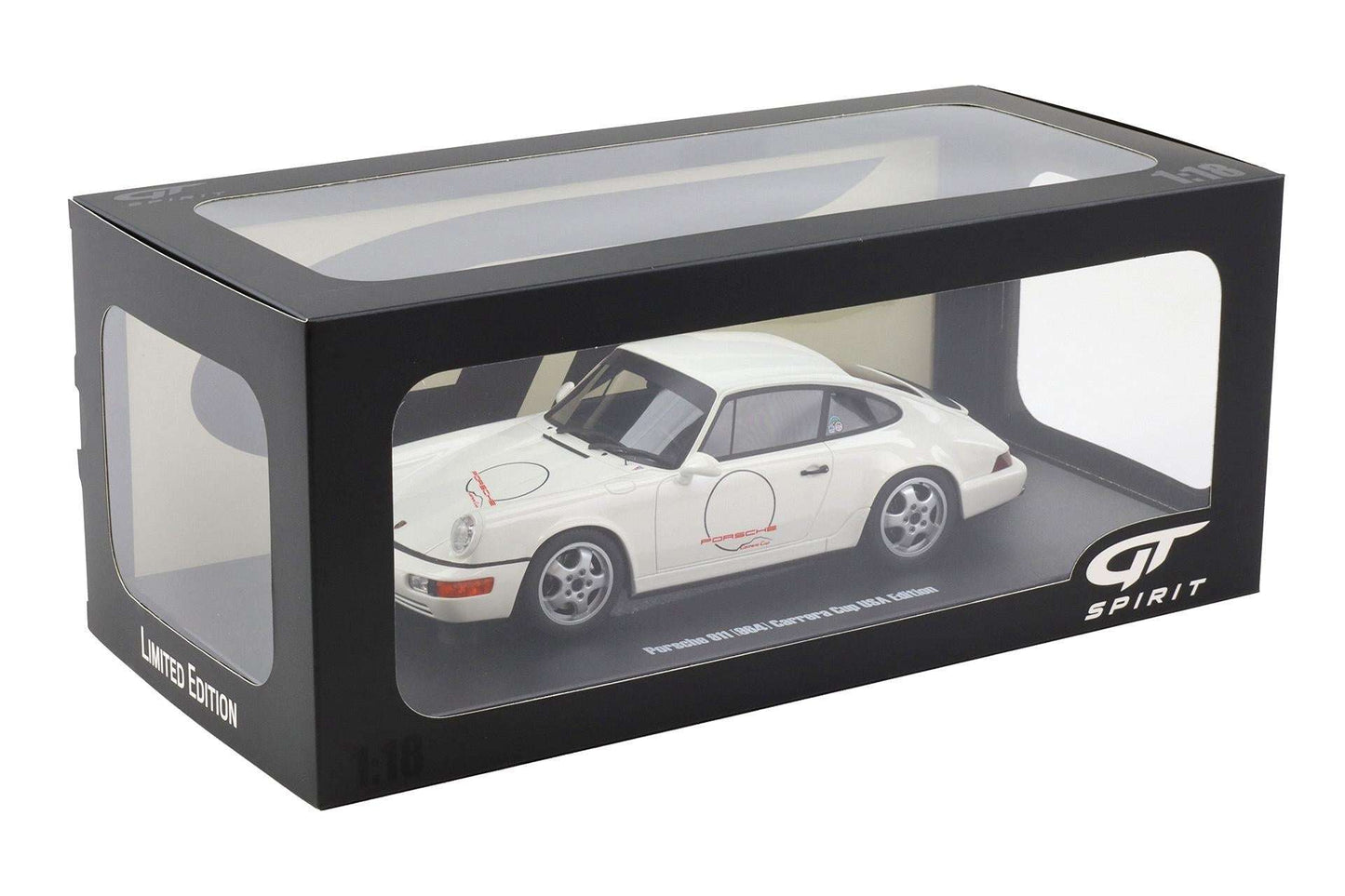 GT Spirit 1992 Porsche 911 (964) Carrera Cup USA Edition White 1:18 STM Diecast Default Title Default Title-