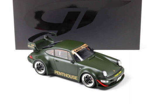 GT Spirit 2008 Porsche 911 964 RWB (Penthouse) Matte Army Green 1:18 Cartsfy Inc.
