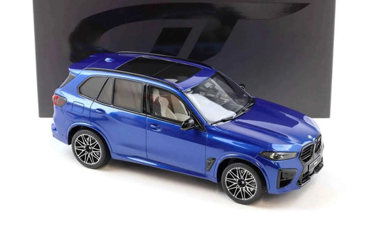 GT Spirit 2023 BMW X5M (G05) Competition Marina Bay Blue Metallic 1:18 STM Diecast Default Title Default Title-