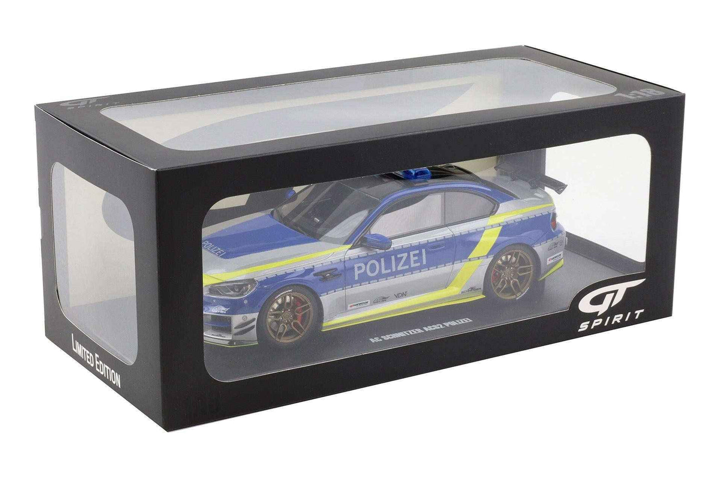 GT Spirit 2024 BMW M2 G87 AC Schnitzer AC52 Polizei Blue Silver 1:18 STM Diecast Default Title Default Title-