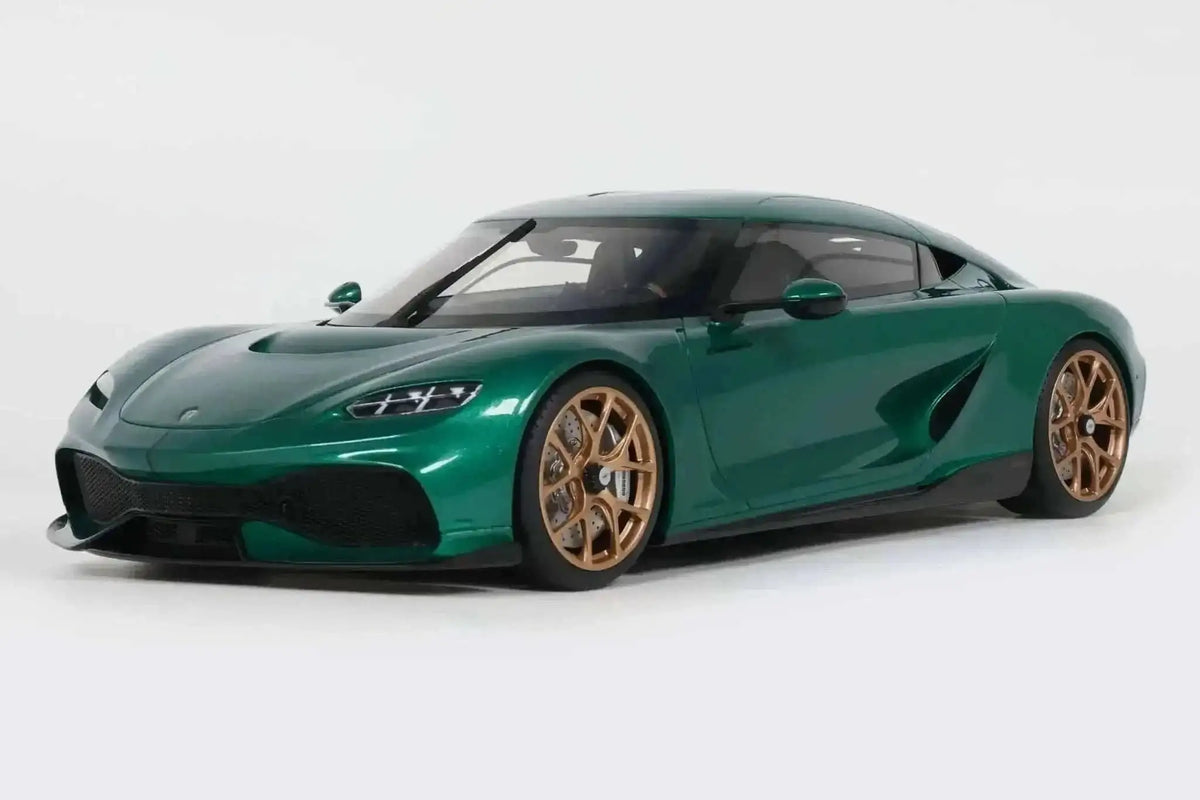 GT Spirit 2024 Koenigsegg Gemera Racing Green w/ Gold Wheels 1:18 Cartsfy Inc.