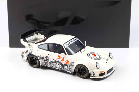 GT Spirit 2024 Porsche 911 964 RWB Akira Glacier White 1:18 Cartsfy Inc.
