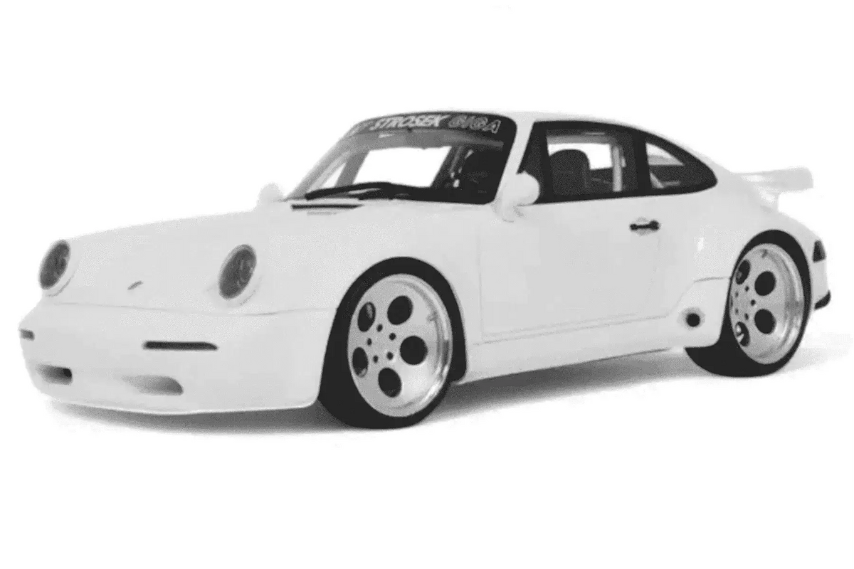 GT Spirit Porsche 911 993 Carrera Strosek Giga 2024 White 1:18 Cartsfy Inc.