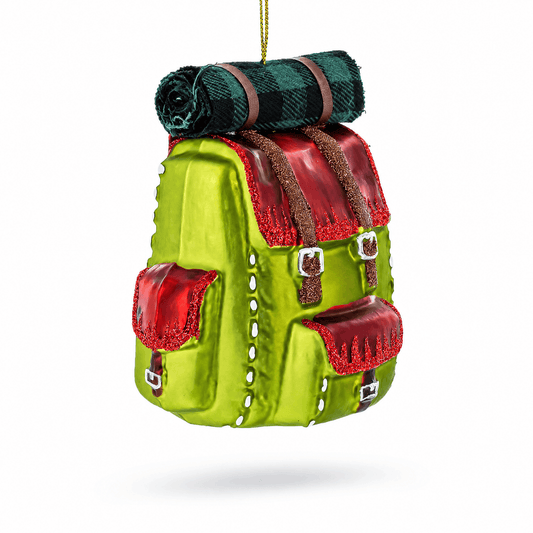 Hiking Backpack Glass Christmas Ornament BestPysanky Default Title Default Title-