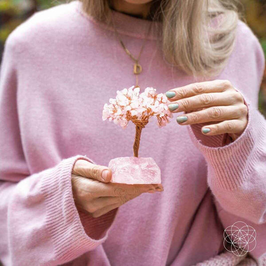 Home Sweet Home - Feng Shui Rose Quartz Tree - Cartsfy Inc.