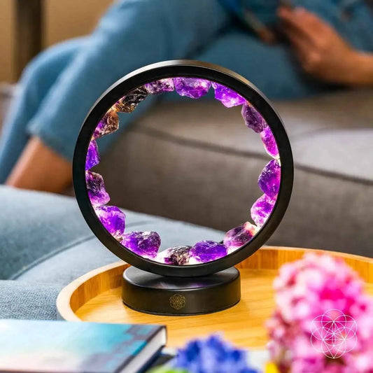I Am At Peace - Spiritual Protection Amethyst Lamp Conscious Items Get 1 - Save 50% Get 2 - Save 55% Get 1 - Save 50%-Get 2 - Save 55%-