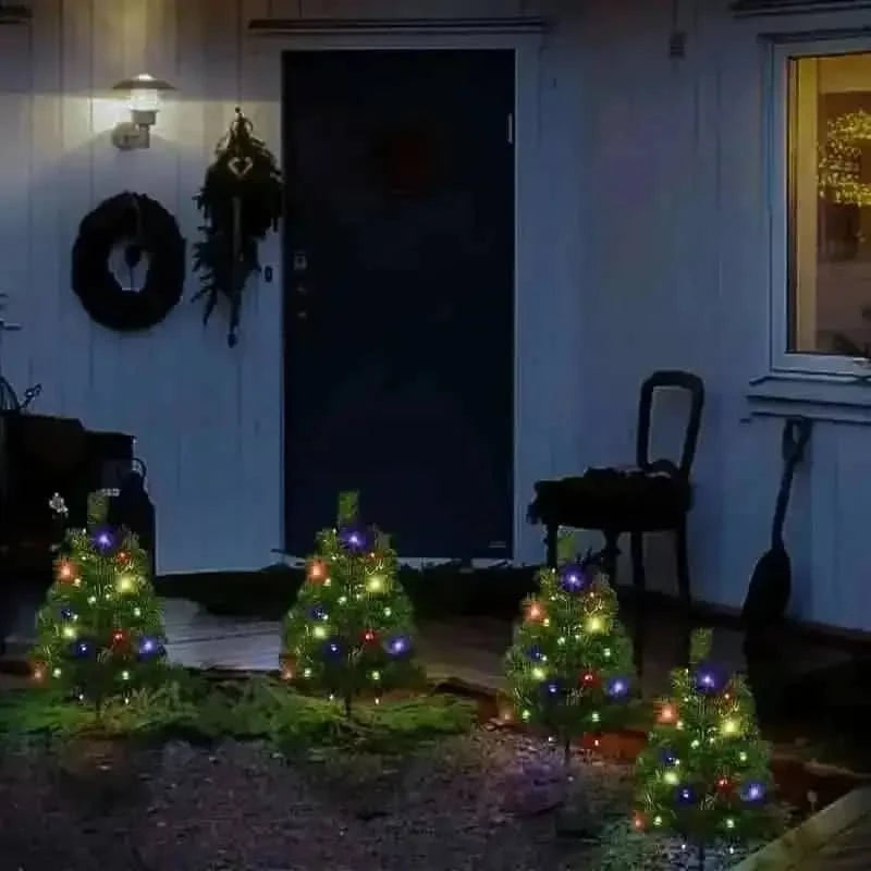IP65 Waterproof Solar Powered Prelit Small Christmas Tree Cartsfy Inc.