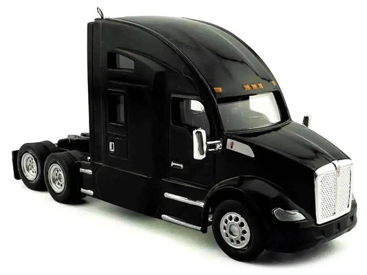 Kenworth T680 Sleeper Cab Black 1/87 (HO) Plastic Model Car by HO Logistics Cartsfy Inc.