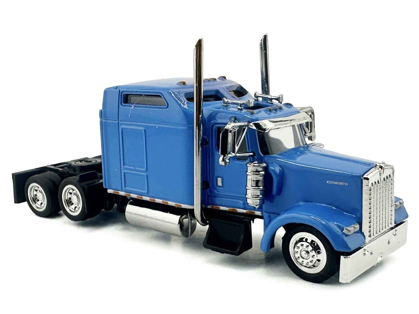 Kenworth W900L Truck Tractor with Sleeper Cab Baby Blue 1/87 (HO) Scale Plastic Model Car by HO Logistics Cartsfy Inc.