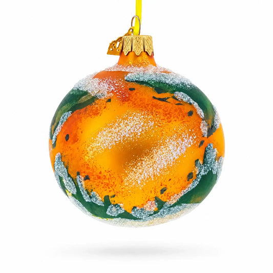 Planet Mars Glass Ball Christmas Ornament 3.25 Inches BestPysanky Default Title Default Title-
