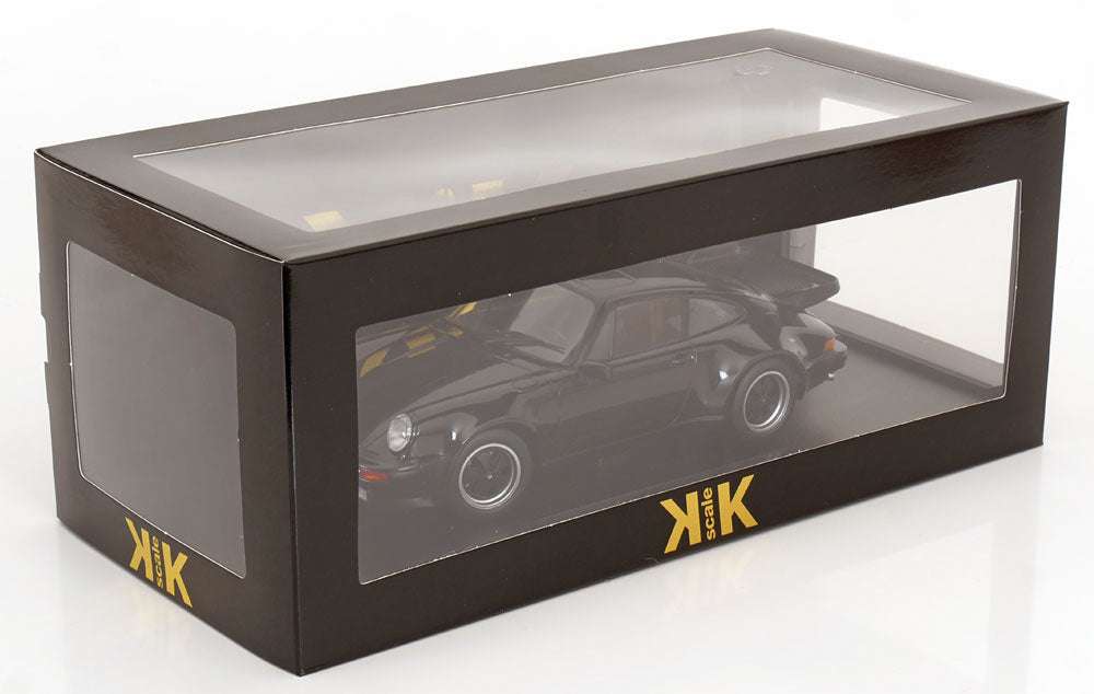 KK Scale 1977 Porsche 911 930 Turbo 3.3 Black 1:18 Cartsfy Inc.