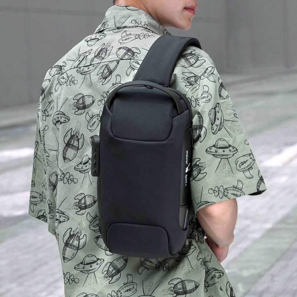 KPYWZER Anti-theft Sling Backpack with USB Charging Port Cartsfy Inc.